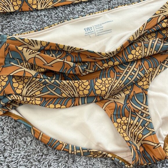 Albion fit swim suit size medium top NWT large golden hour bottoms NOT new - Picture 5 of 11